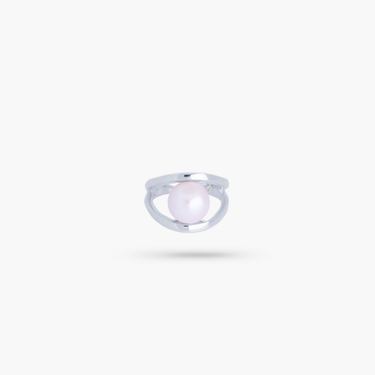 Men's All Gender 10mm Pearl Statement Ring