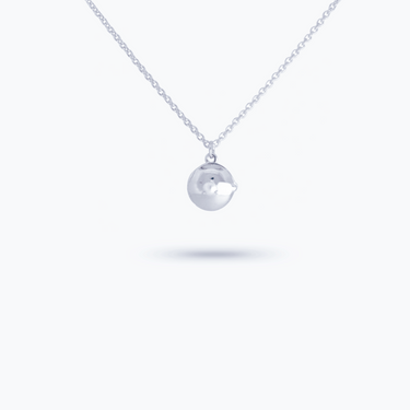 Pearl Silver Lockets Necklace