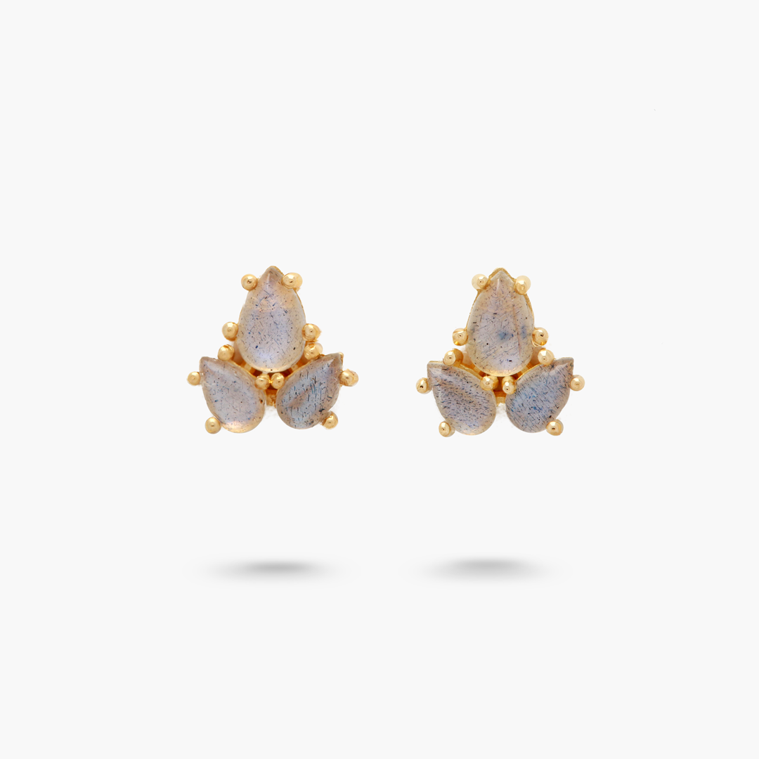 Labradorite Cluster Studs