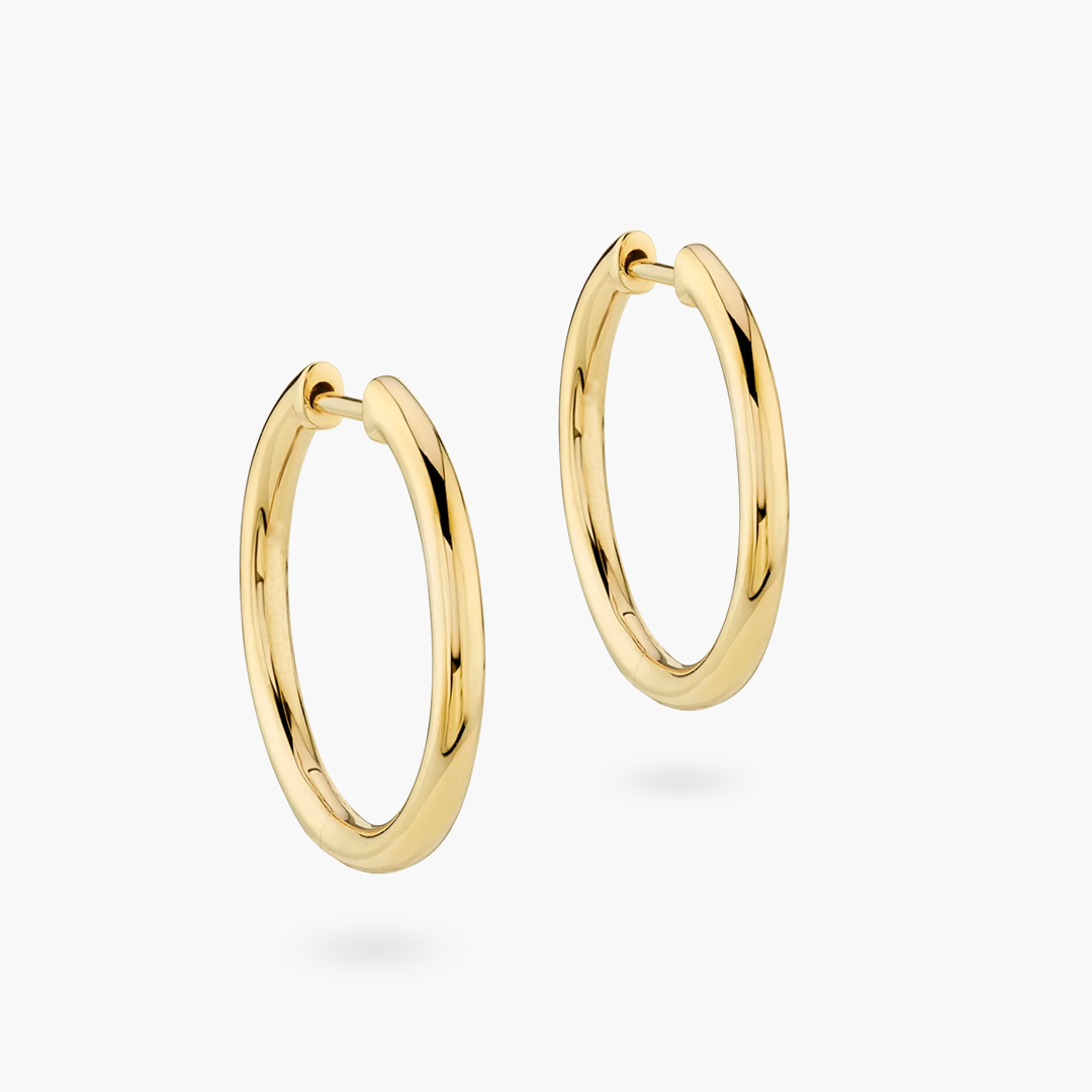 14k Gold Vermeil Huggies