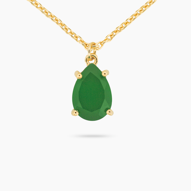 Amare Wear Celebration Collection - May Birthstone Necklace Green Onyx