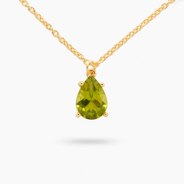 Amare Wear Celebration Collection - August Birthstone Necklace Peridot