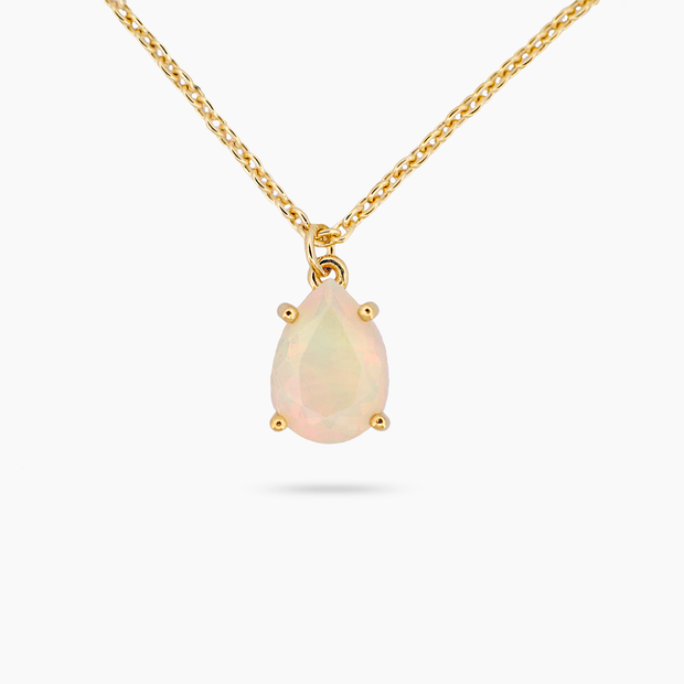 Amare Wear Celebration Collection - October Birthstone Necklace Opal