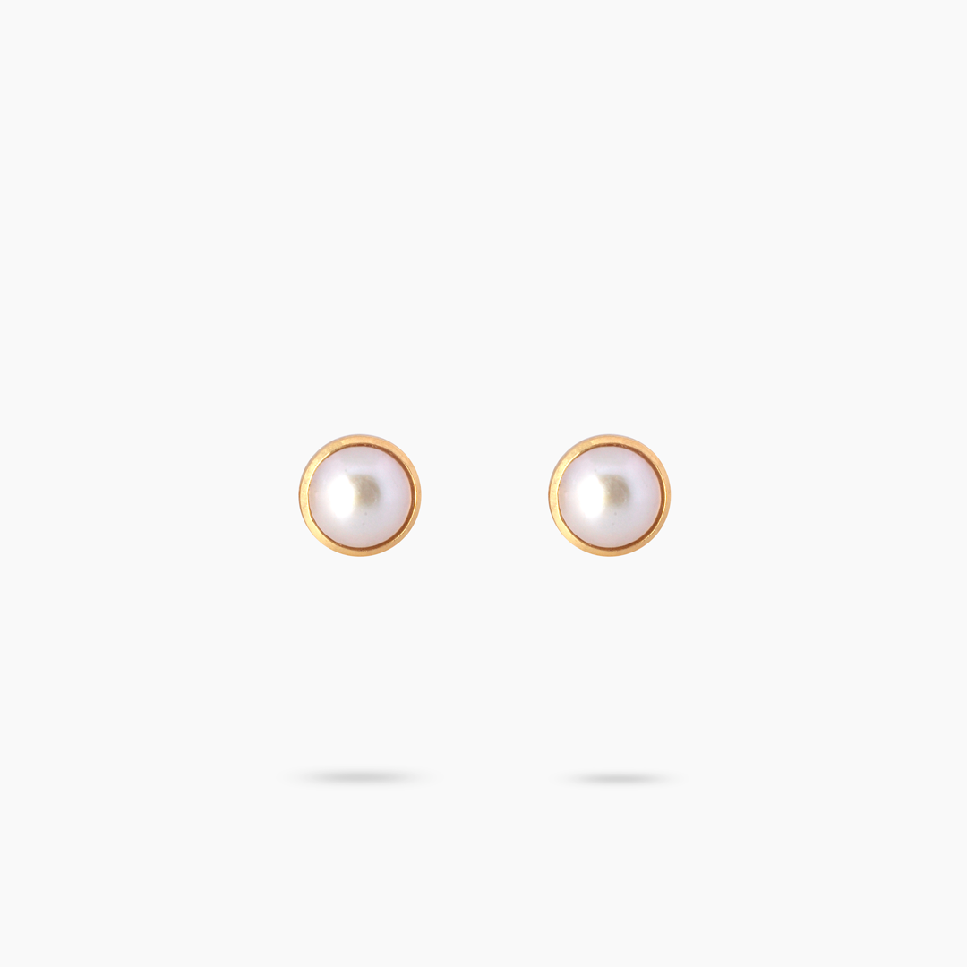 Freshwater Pearl and Labradorite Statement Earring