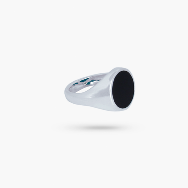 Men’s & All Gender Collection: Onyx Black Signet Ring