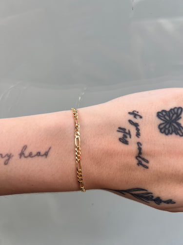 Chunky Figaro 14K Yellow Gold