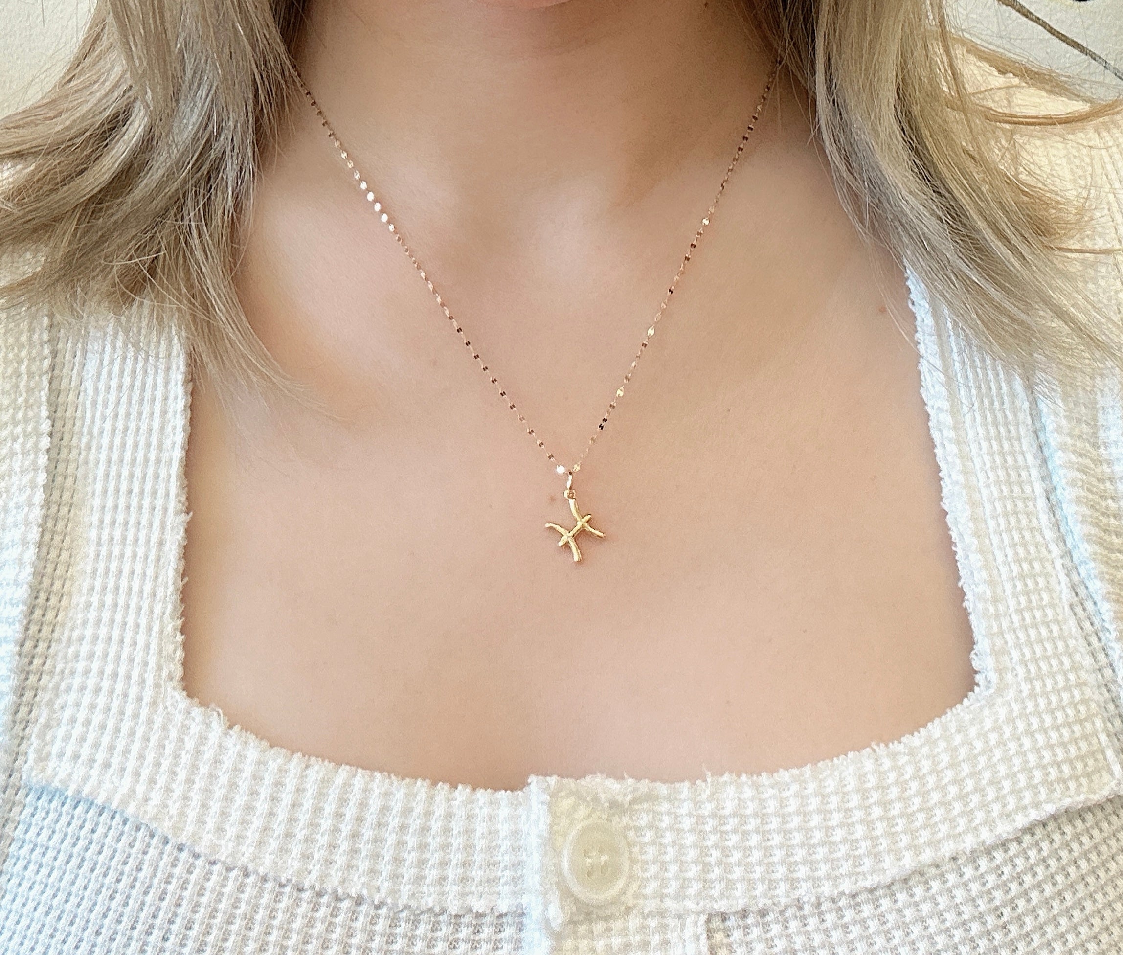Amare Wear Horoscope Zodiac Sign Pisces Necklace AMARE WEAR