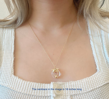 Gold Crystal Quartz dreamcatcher model shot
