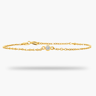 Solidare Birthstone 14K Gold Bracelet