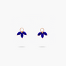 Amare Wear Marquise Lapis Three Leaf Dangle Charm Pendants