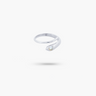 Amare Wear 925 Sterling Silver Freshwater Pearl Snake Ring