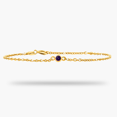 Solidare Birthstone 14K Gold Bracelet