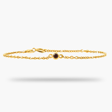 Solidare Birthstone 14K Gold Bracelet