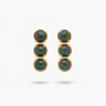 Amare Wear Triple Bloodstone Statement Earring