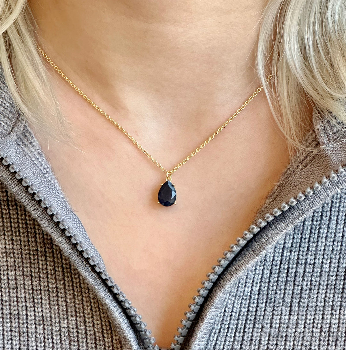 Amare Wear Celebration Collection - September Birthstone Necklace Sapphires