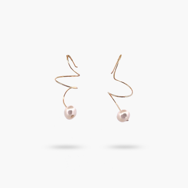 Ivory Freshwater Pearl Earring