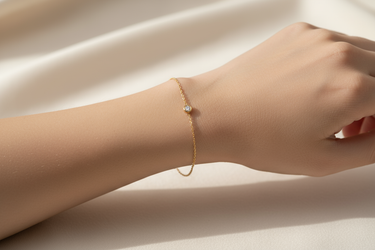 Solidare Birthstone 14K Gold Bracelet