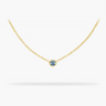 Birthstone Necklace March Aquamarine
