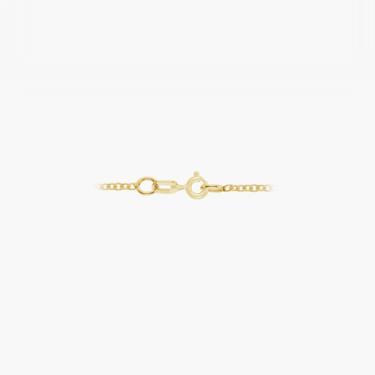 Birthstone Necklace March - Aquamarine 14K Gold Necklace